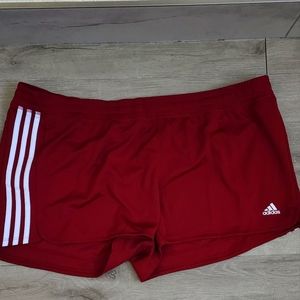 Adidas shorts XXL dark red with tags